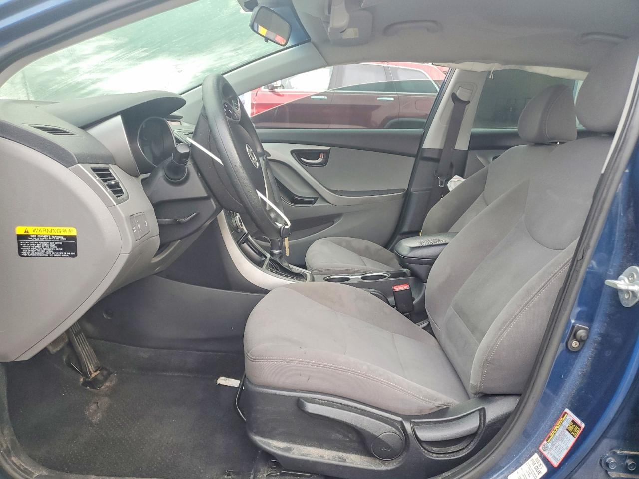 2014 Hyundai Elantra Se Blue vin: KMHDH4AE5EU182303
