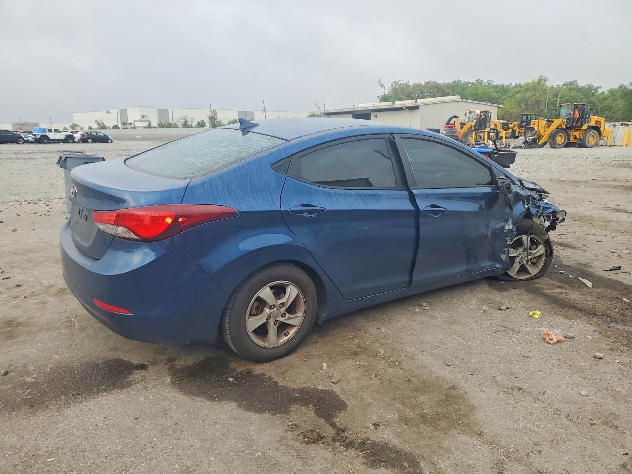2014 Hyundai Elantra Se Blue vin: KMHDH4AE5EU182303