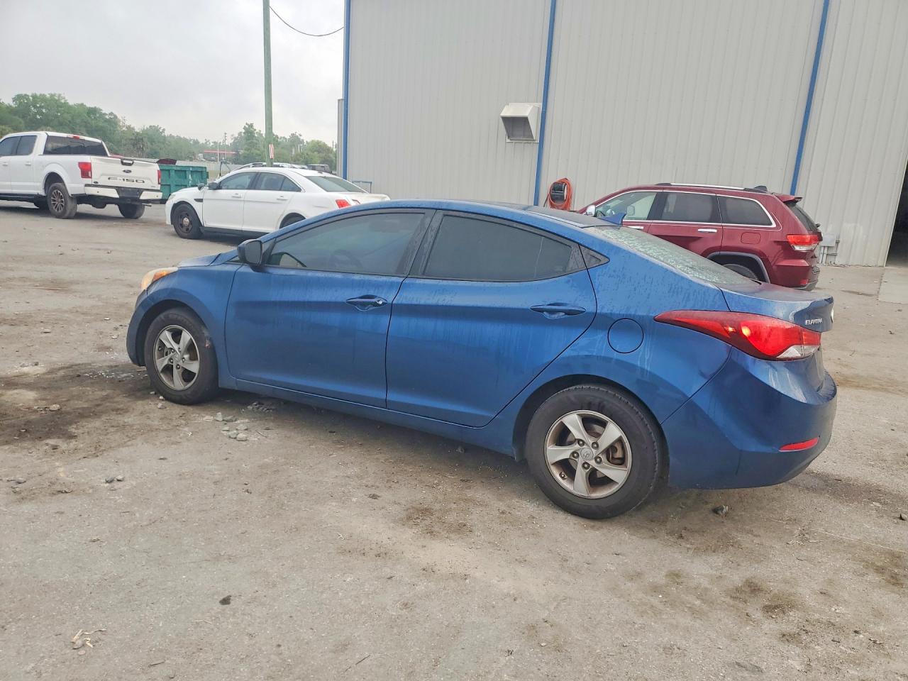2014 Hyundai Elantra Se Blue vin: KMHDH4AE5EU182303
