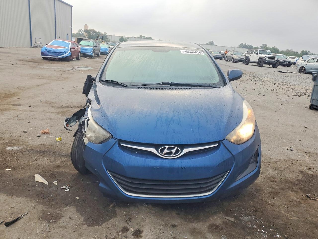 2014 Hyundai Elantra Se Blue vin: KMHDH4AE5EU182303