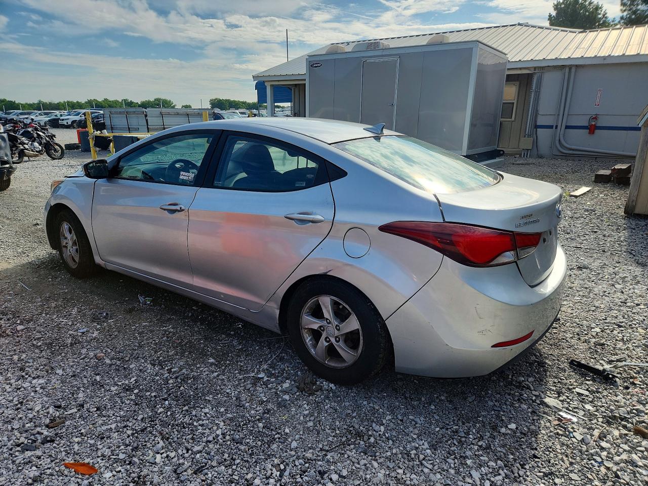 2014 Hyundai Elantra Se Silver vin: KMHDH4AE5EU184875