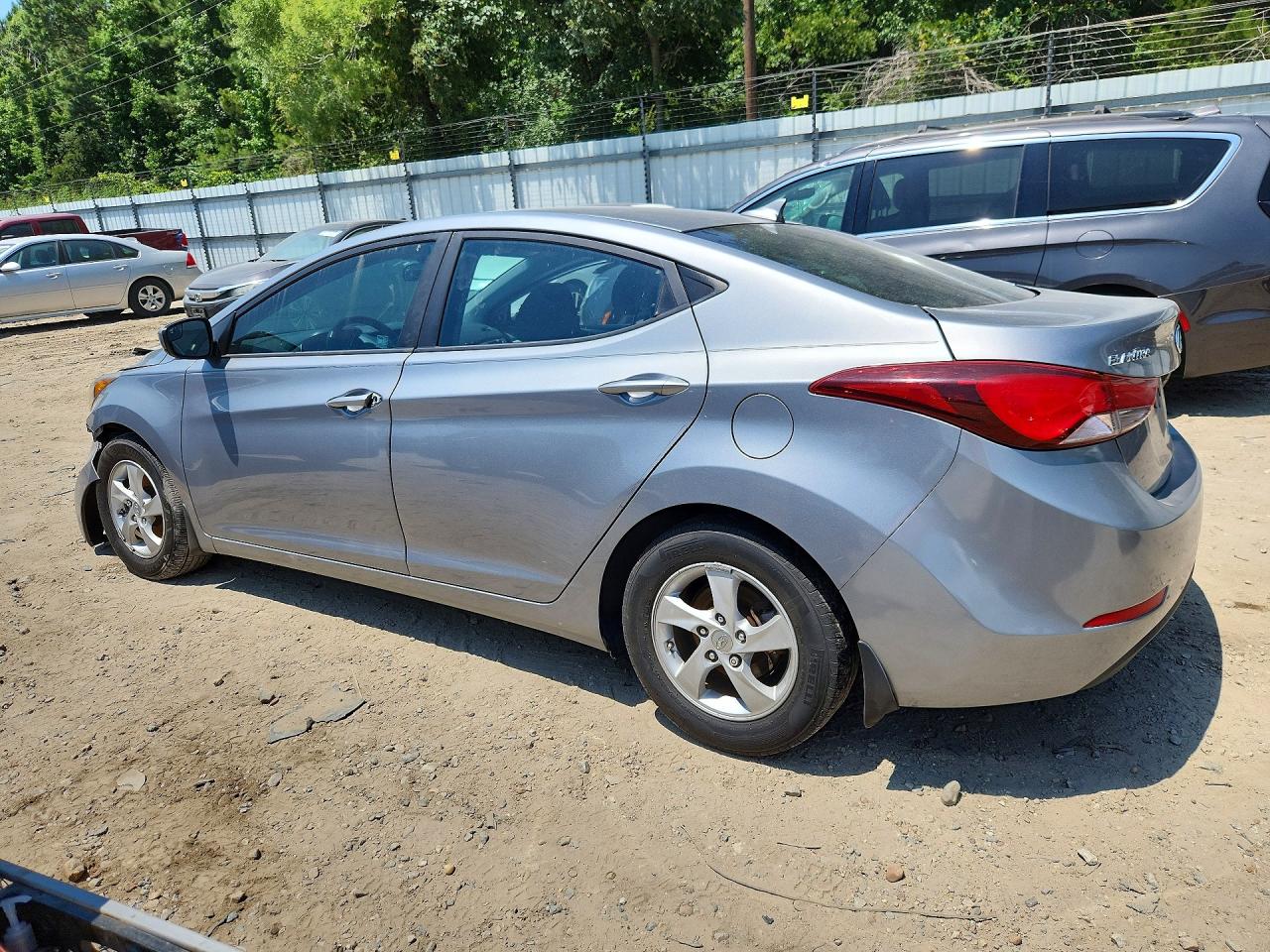 2014 Hyundai Elantra Se Silver vin: KMHDH4AE5EU204509