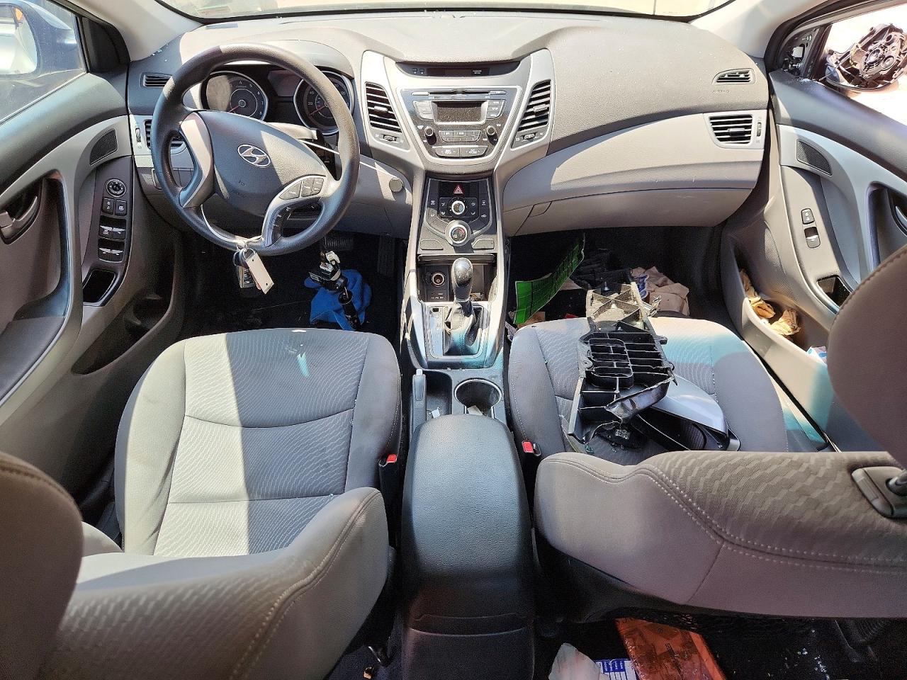 2014 Hyundai Elantra Se Silver vin: KMHDH4AE5EU204509