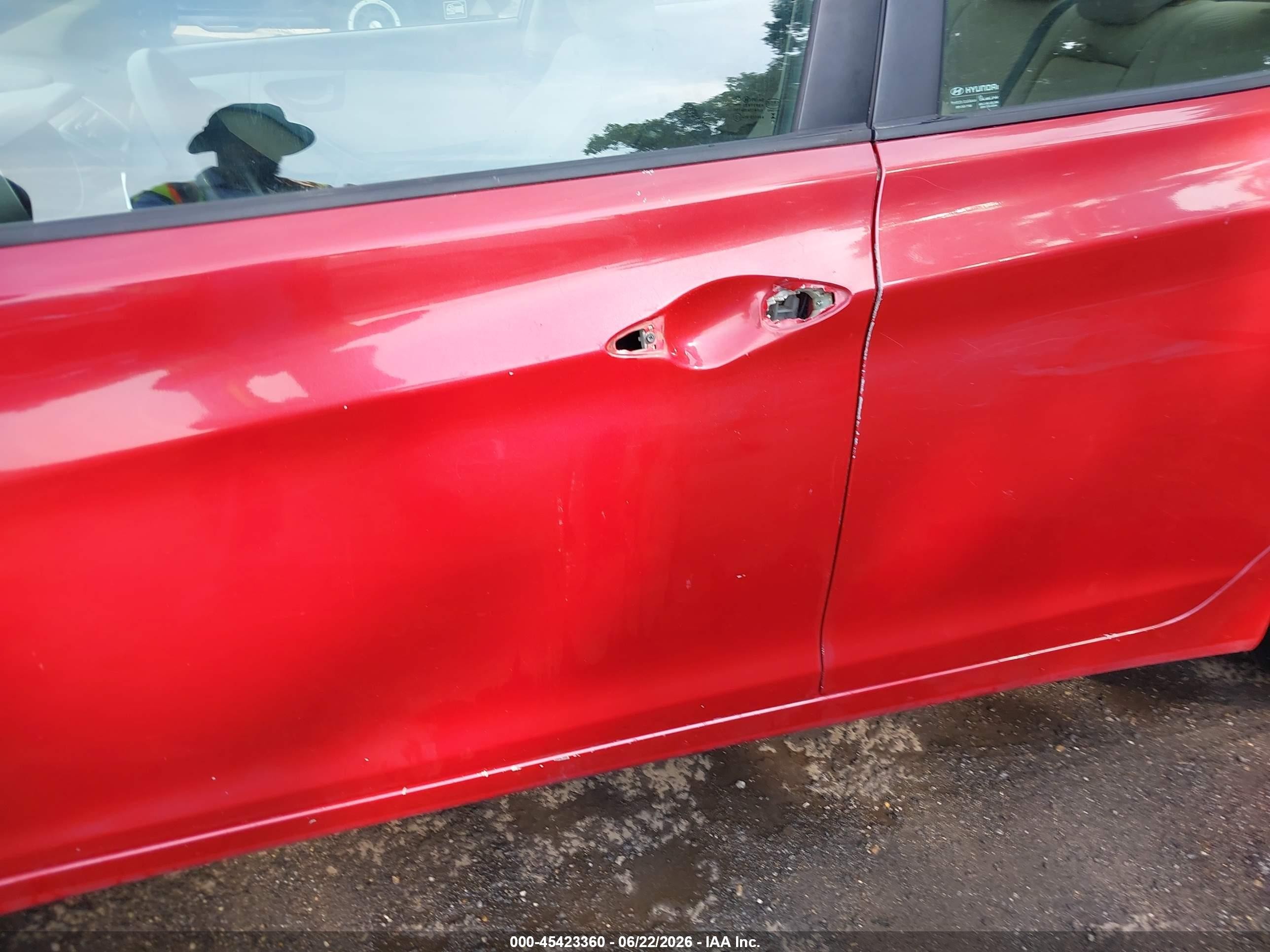 2014 Hyundai Elantra Se Red vin: KMHDH4AE5EU210083