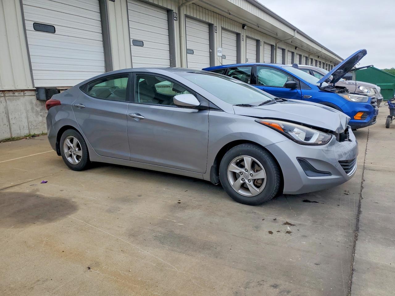 2015 Hyundai Elantra Se Gray vin: KMHDH4AE5FU279910