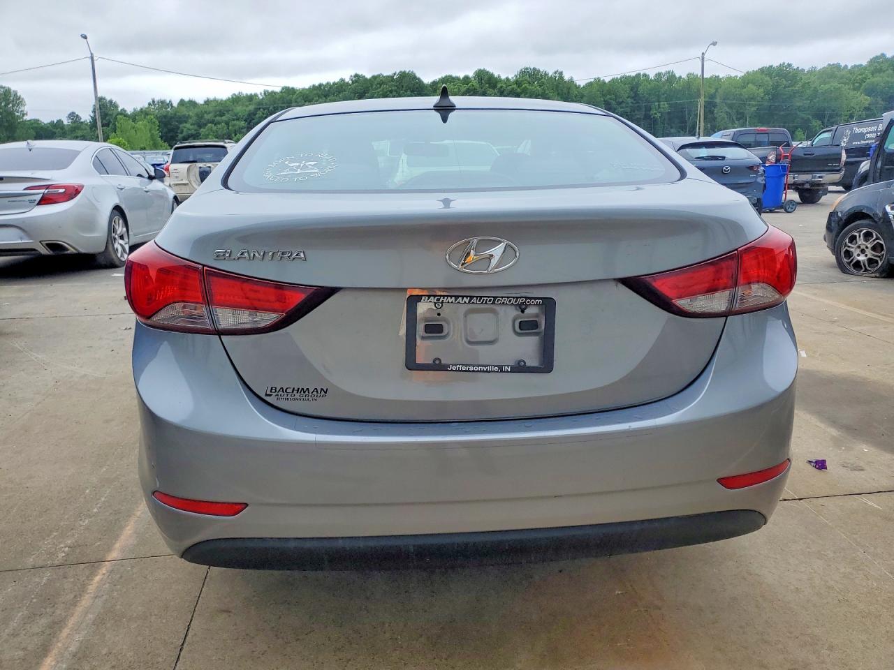2015 Hyundai Elantra Se Gray vin: KMHDH4AE5FU279910