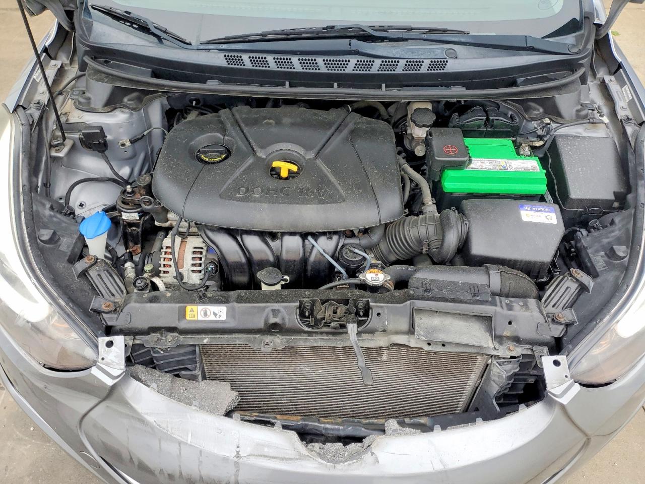 2015 Hyundai Elantra Se Gray vin: KMHDH4AE5FU279910