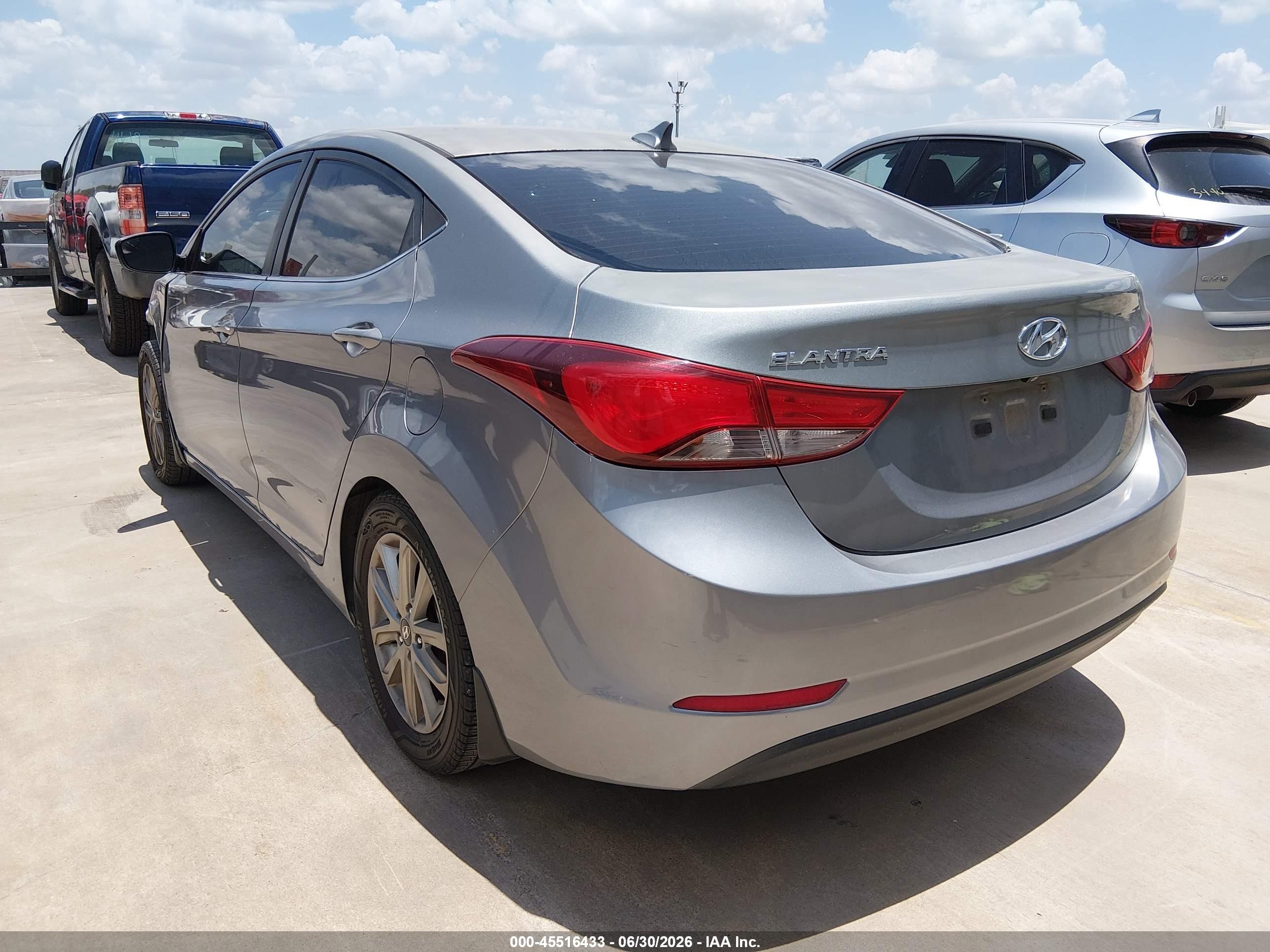 2015 Hyundai Elantra Se Silver vin: KMHDH4AE5FU304577