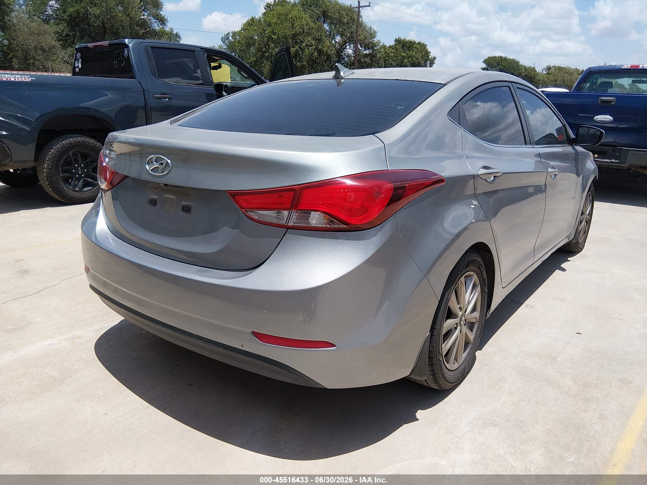 2015 Hyundai Elantra Se Silver vin: KMHDH4AE5FU304577