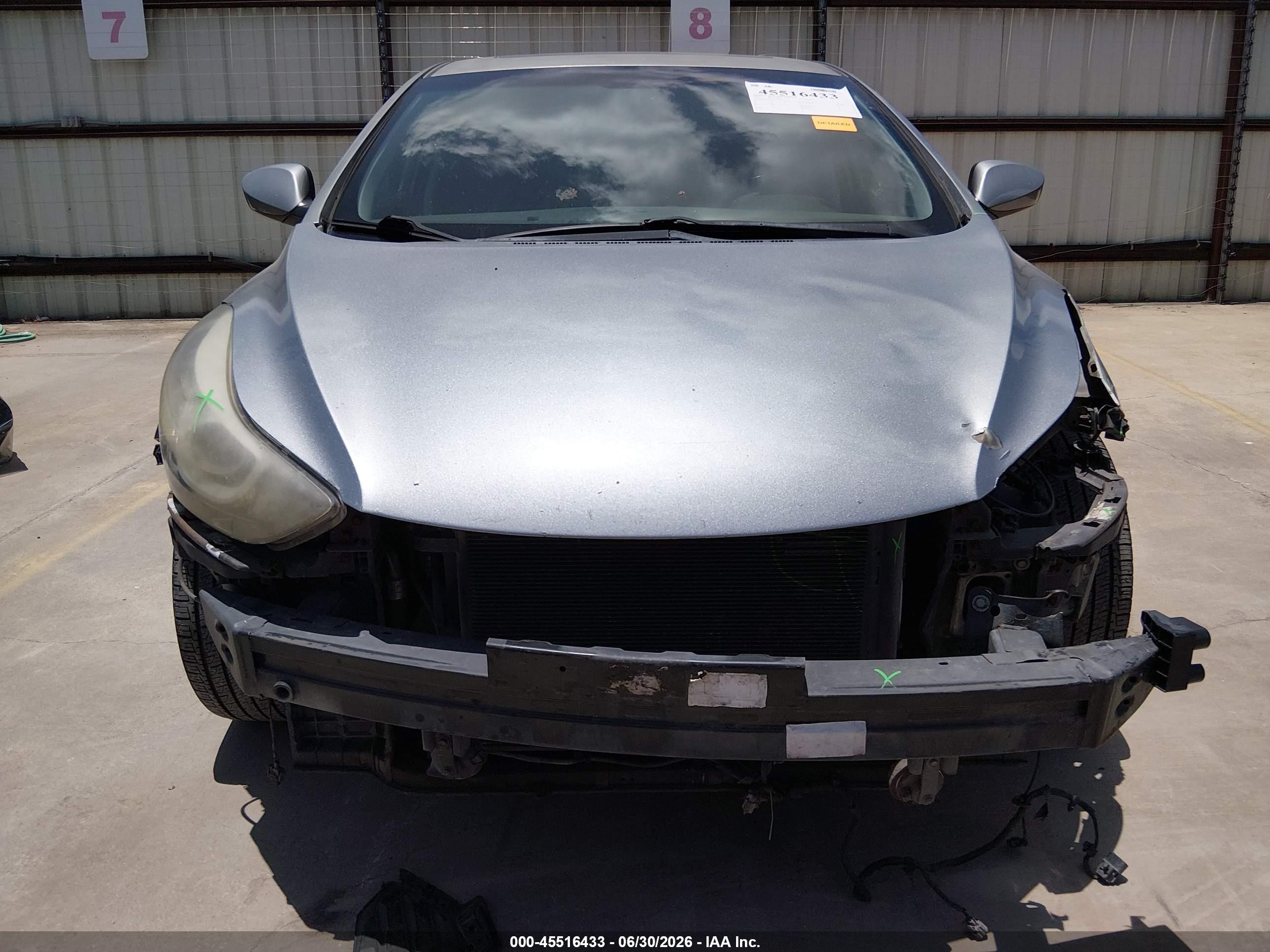 2015 Hyundai Elantra Se Silver vin: KMHDH4AE5FU304577