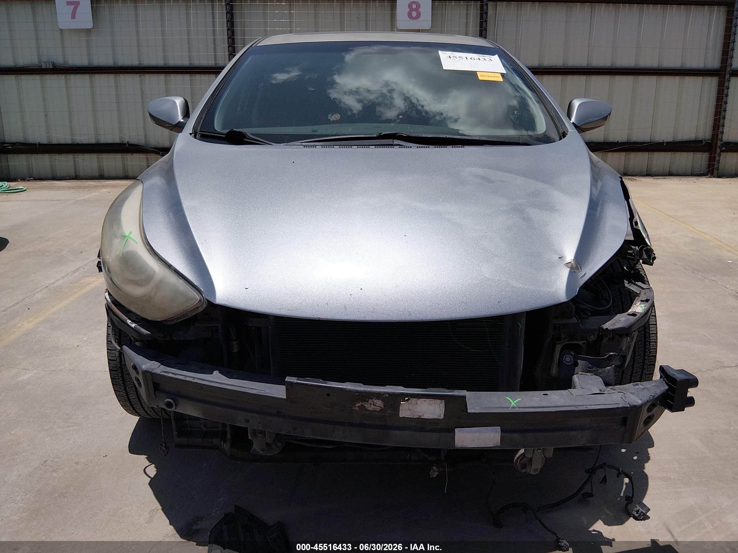2015 Hyundai Elantra Se Silver vin: KMHDH4AE5FU304577