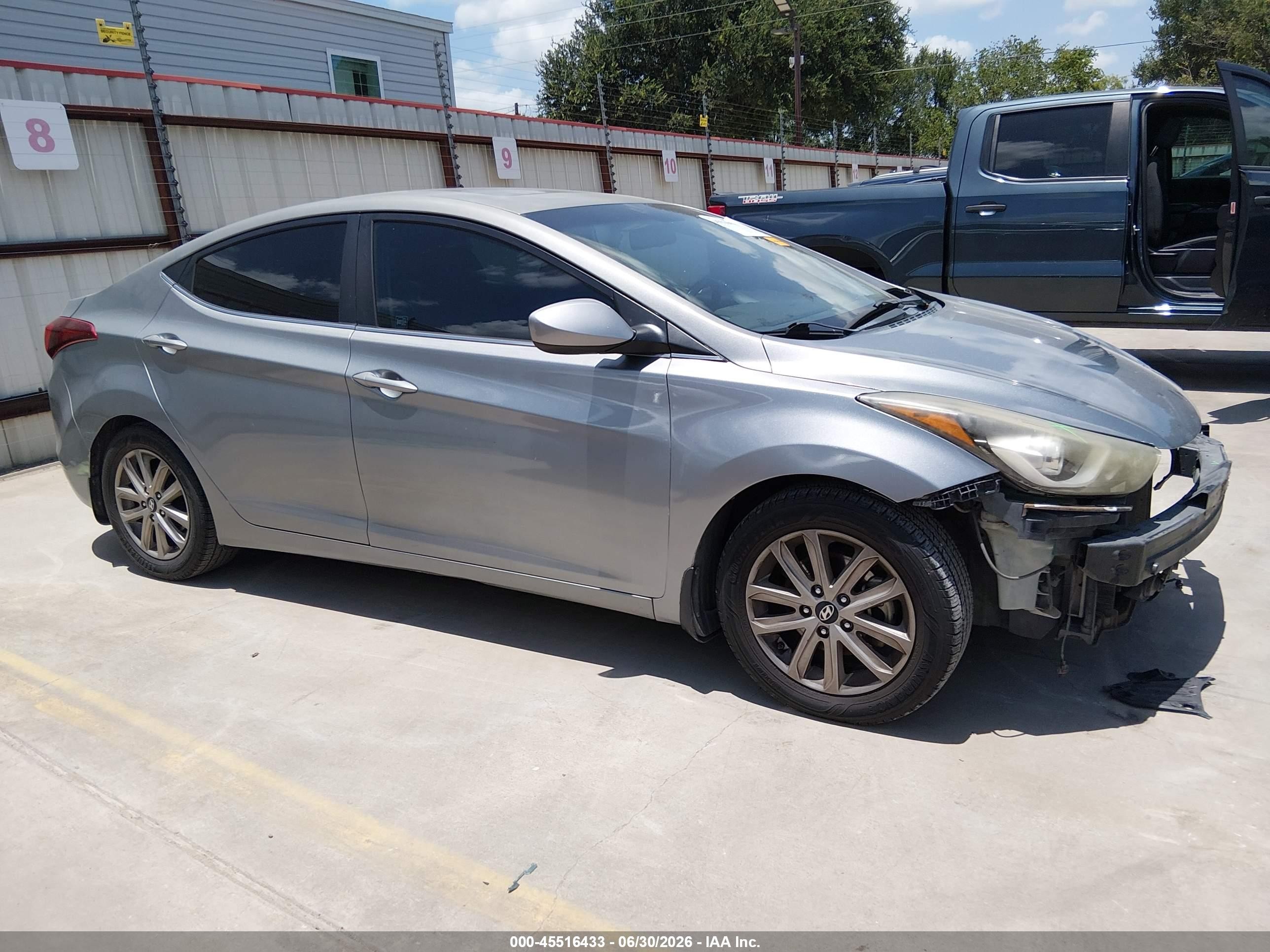 2015 Hyundai Elantra Se Silver vin: KMHDH4AE5FU304577