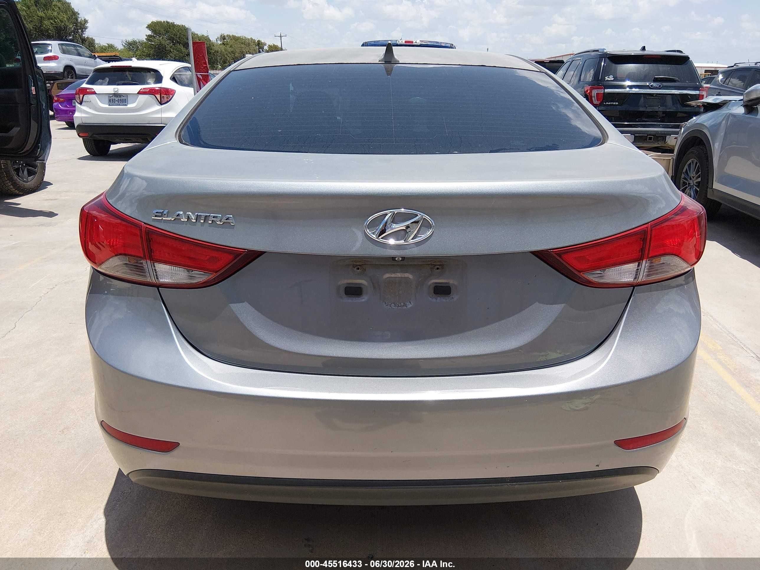 2015 Hyundai Elantra Se Silver vin: KMHDH4AE5FU304577