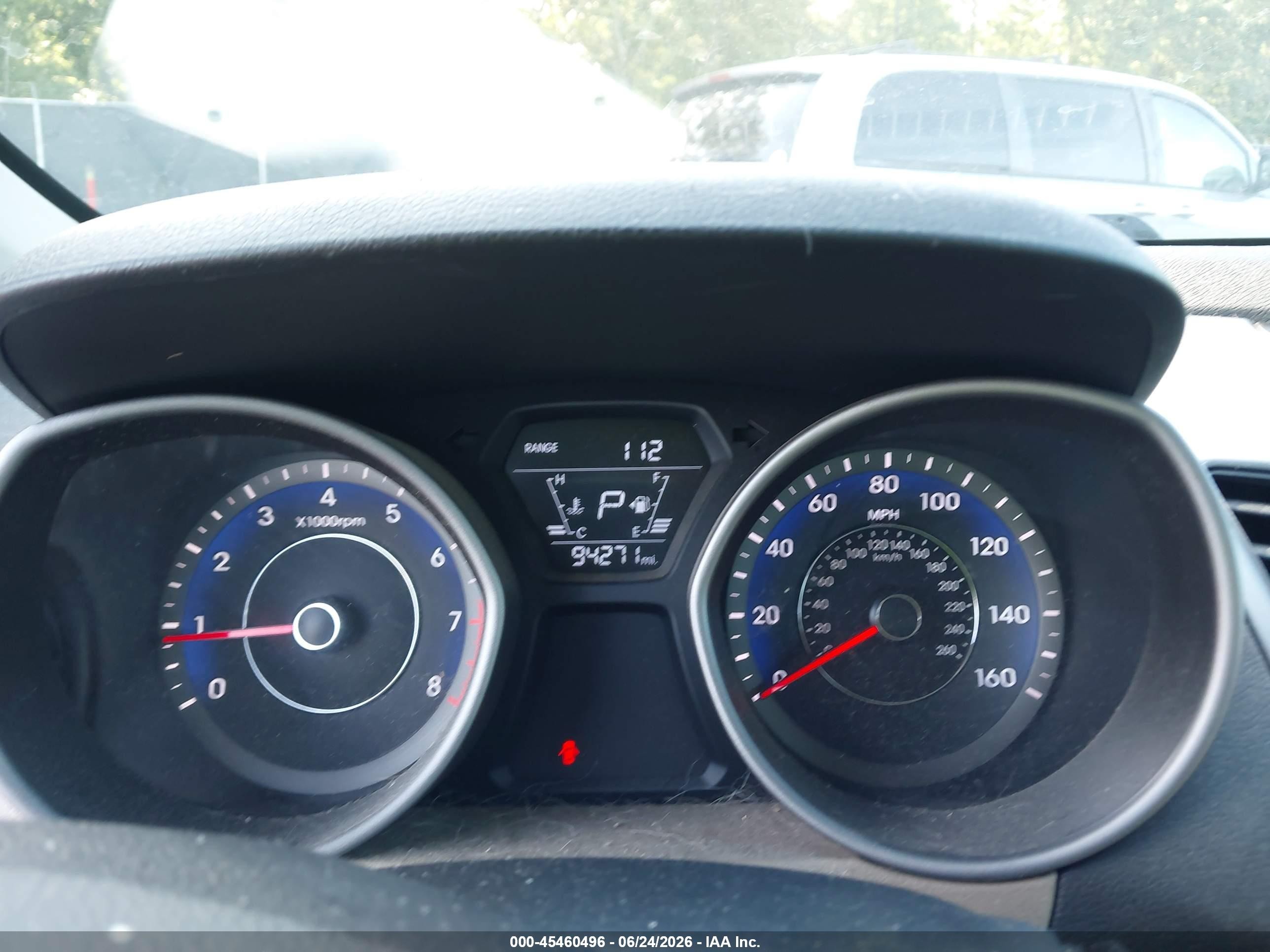 2015 Hyundai Elantra Se Black vin: KMHDH4AE5FU320729