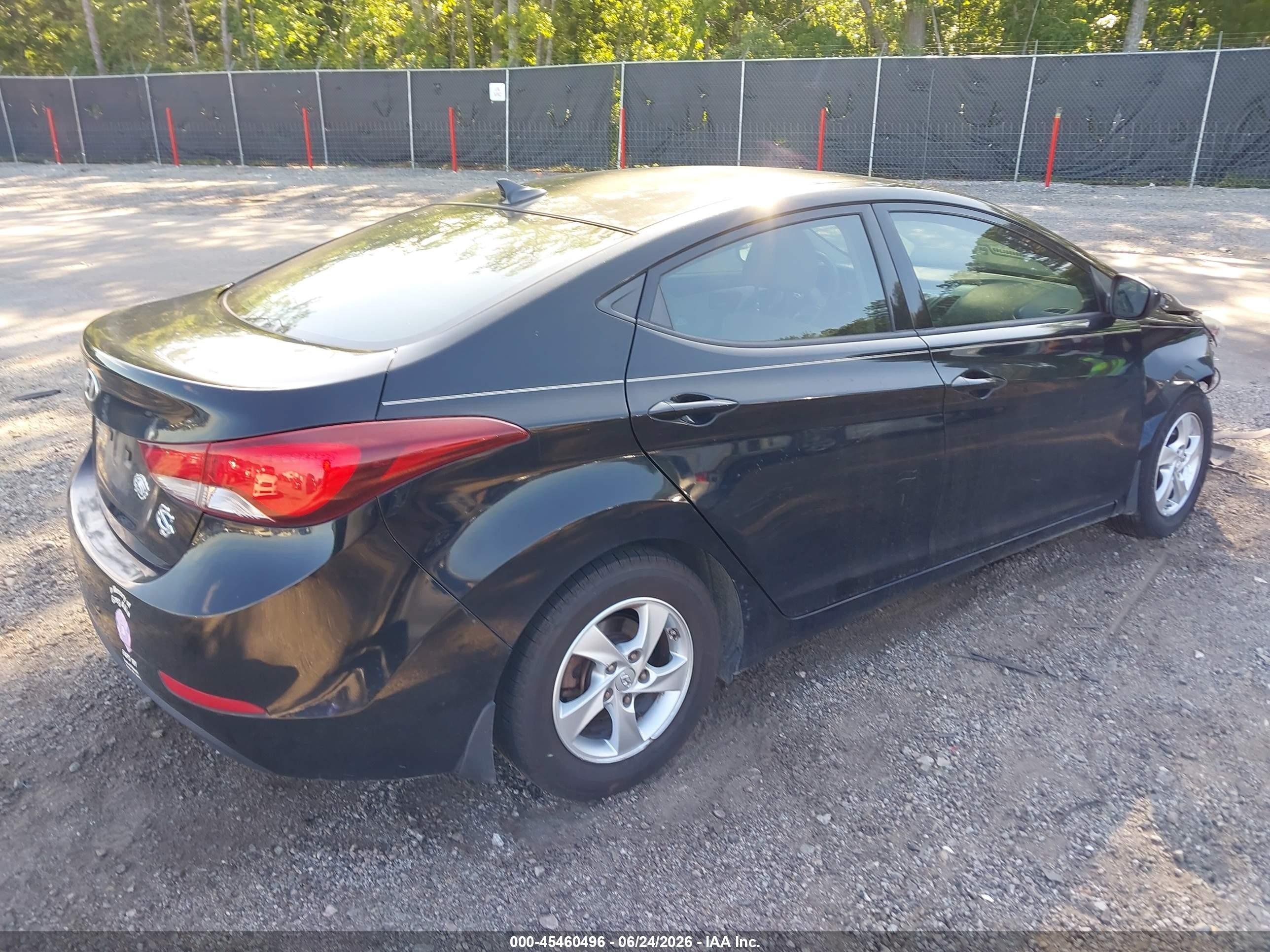 2015 Hyundai Elantra Se Black vin: KMHDH4AE5FU320729