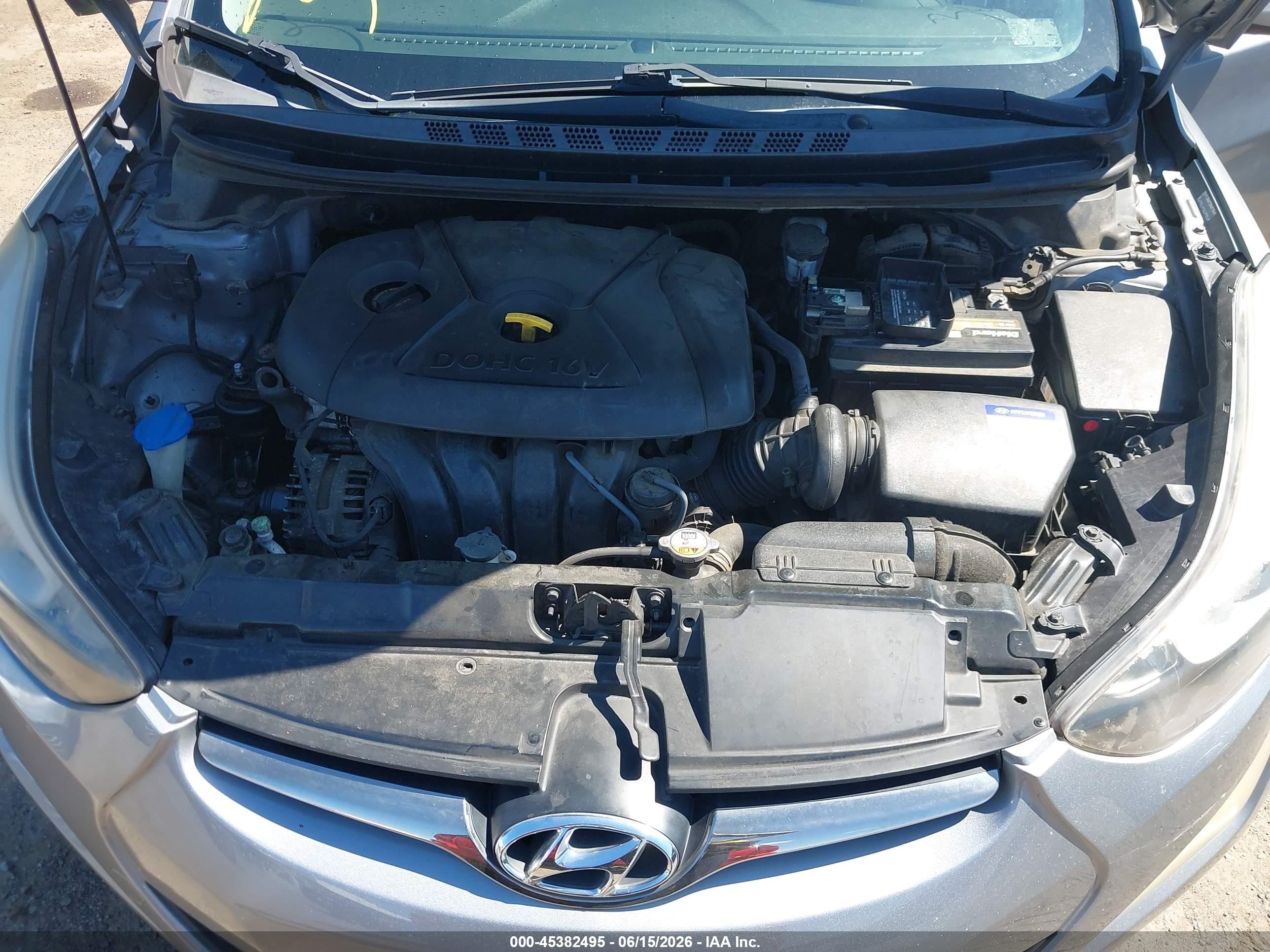 2015 Hyundai Elantra Limited Silver vin: KMHDH4AE5FU321413