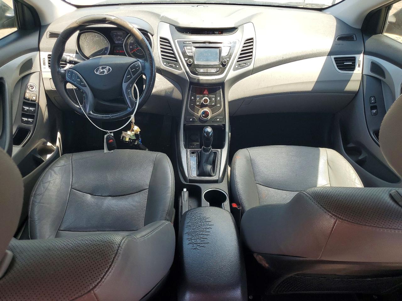 2015 Hyundai Elantra Limited Черный vin: KMHDH4AE5FU322996