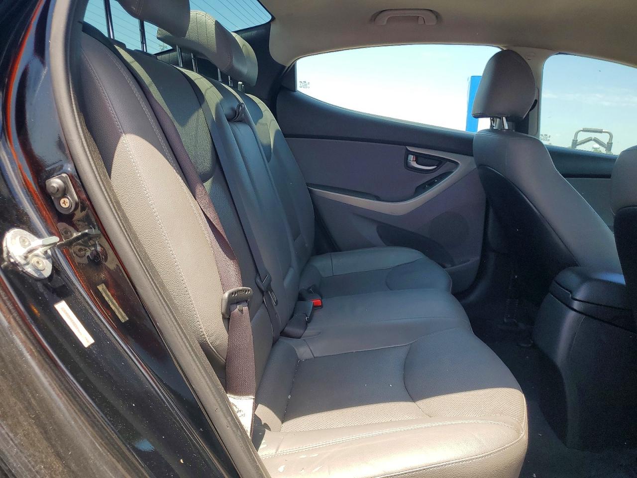 2015 Hyundai Elantra Limited Черный vin: KMHDH4AE5FU322996