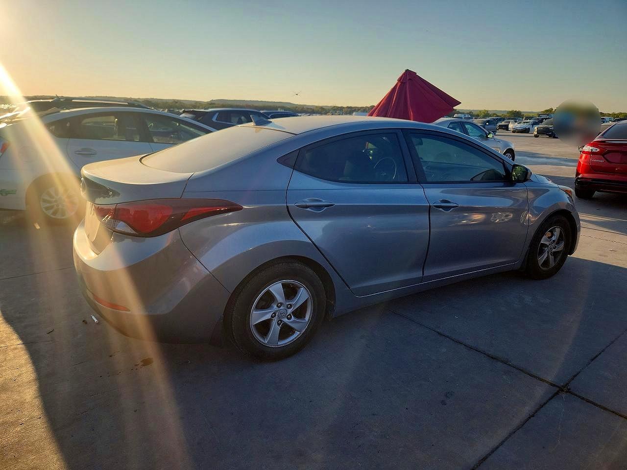 2015 Hyundai Elantra Se Gray vin: KMHDH4AE5FU326000