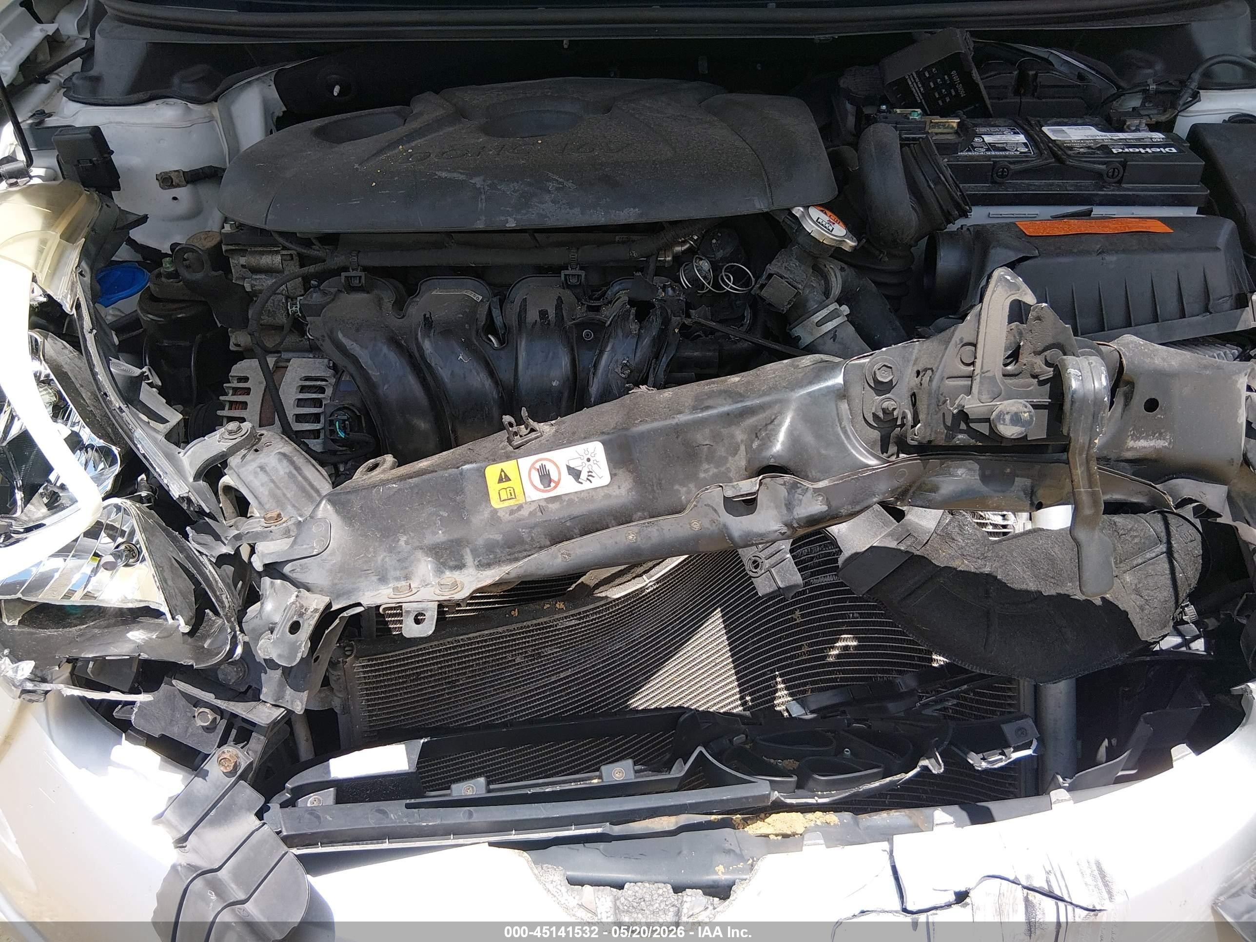 2015 Hyundai Elantra Se Silver vin: KMHDH4AE5FU328846