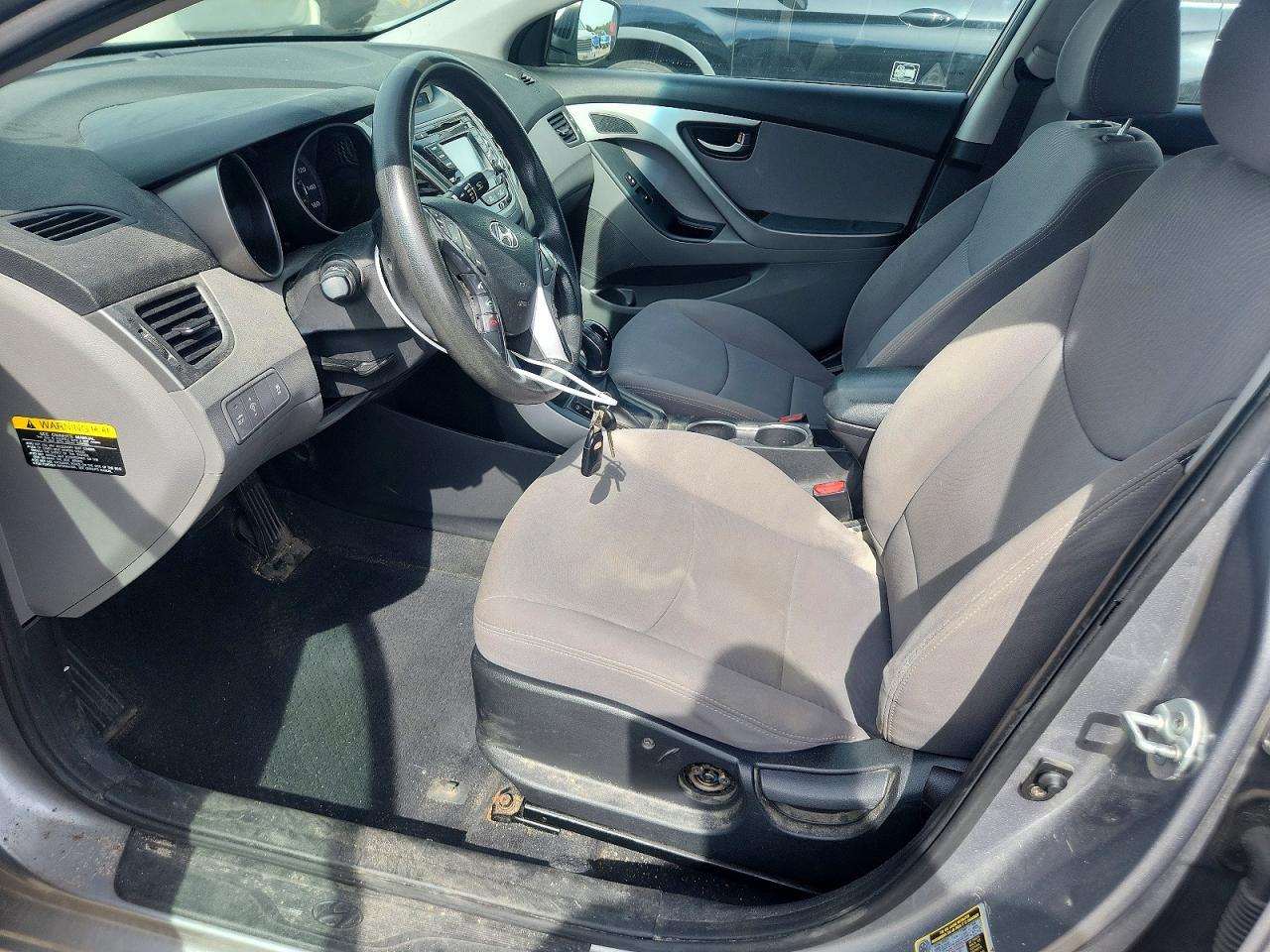 2015 Hyundai Elantra Se Gray vin: KMHDH4AE5FU329673