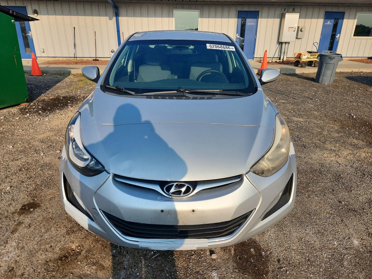 2015 Hyundai Elantra Se Silver vin: KMHDH4AE5FU342147