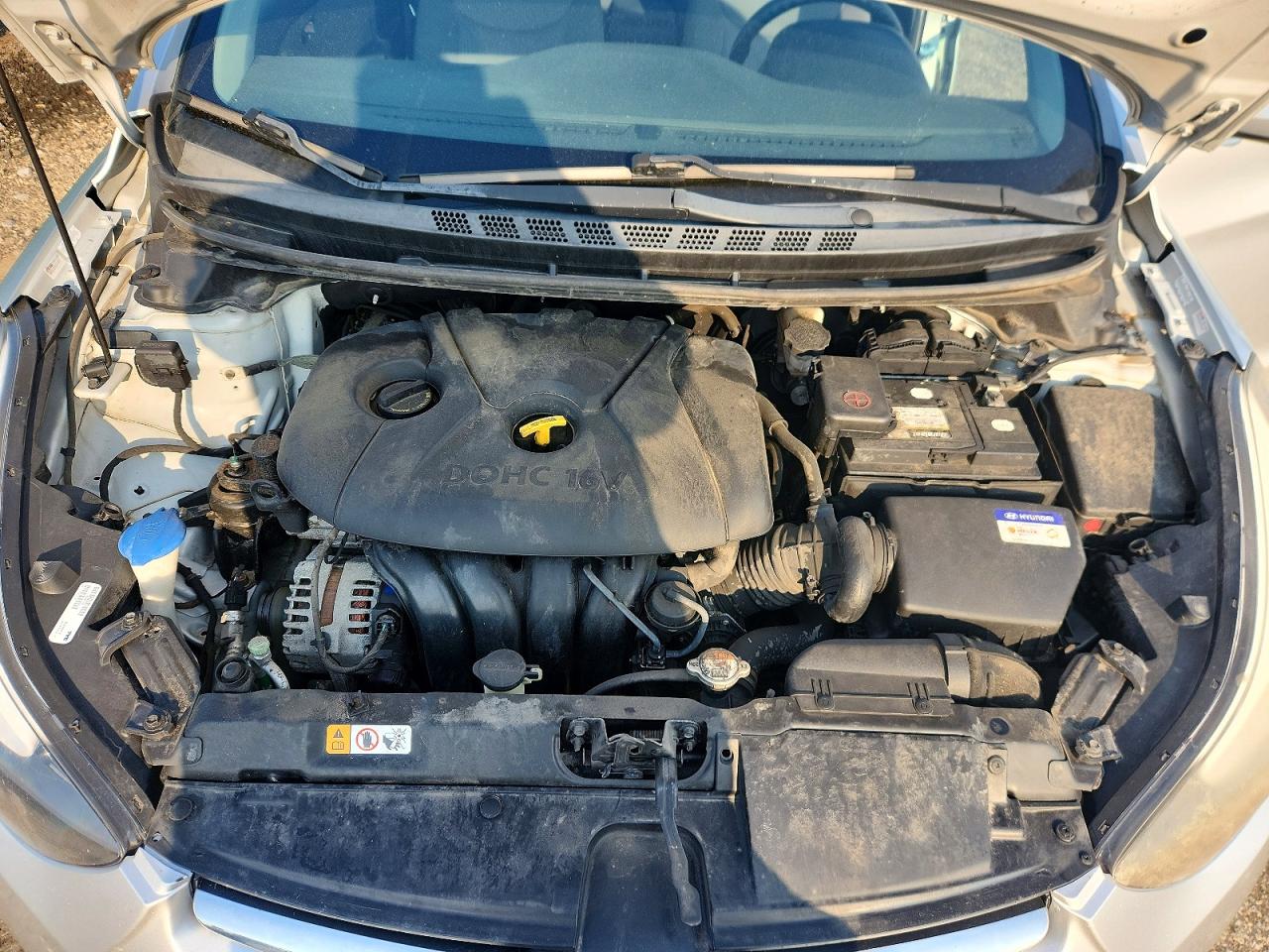 2015 Hyundai Elantra Se Silver vin: KMHDH4AE5FU342147