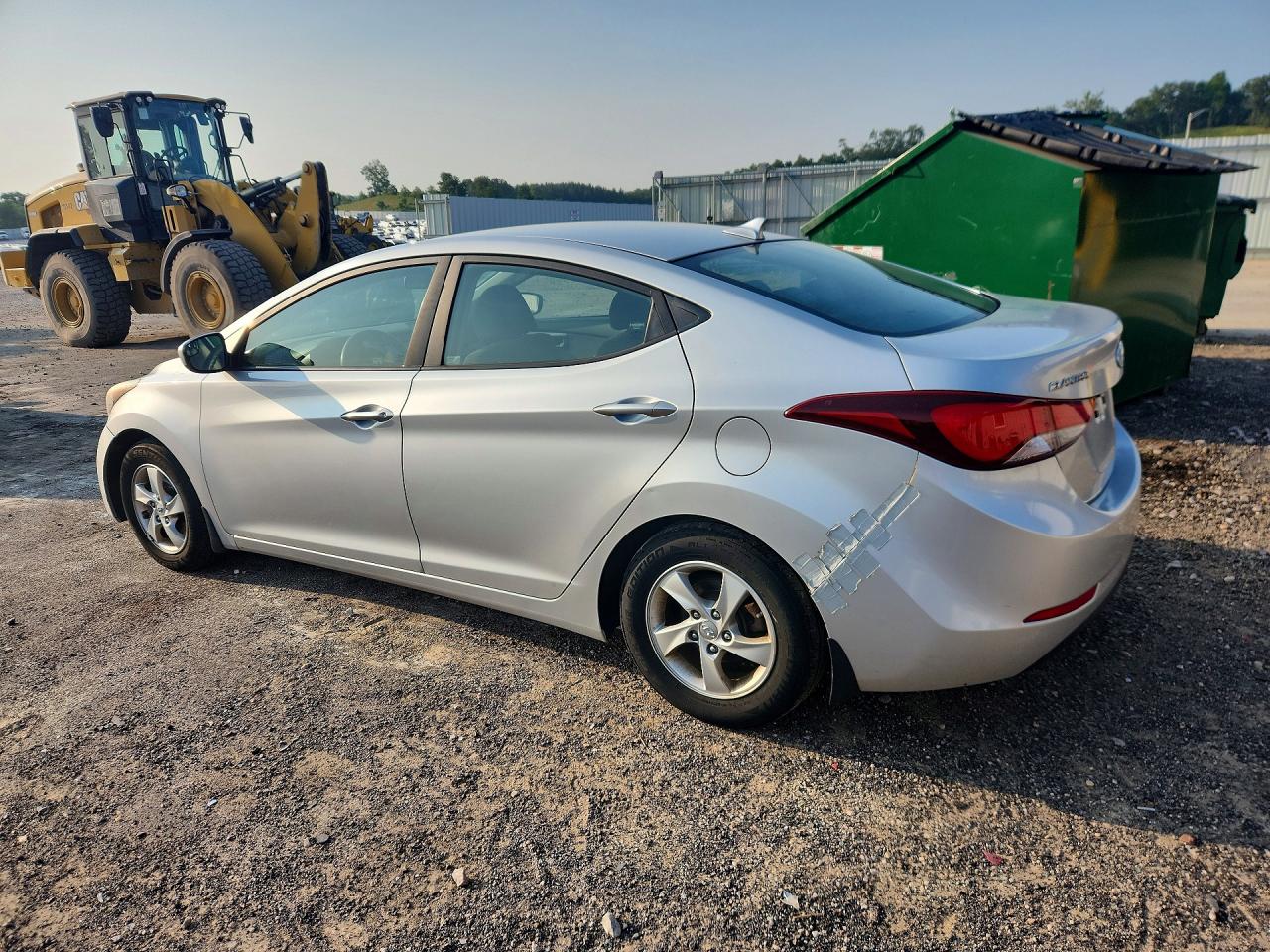 2015 Hyundai Elantra Se Silver vin: KMHDH4AE5FU342147