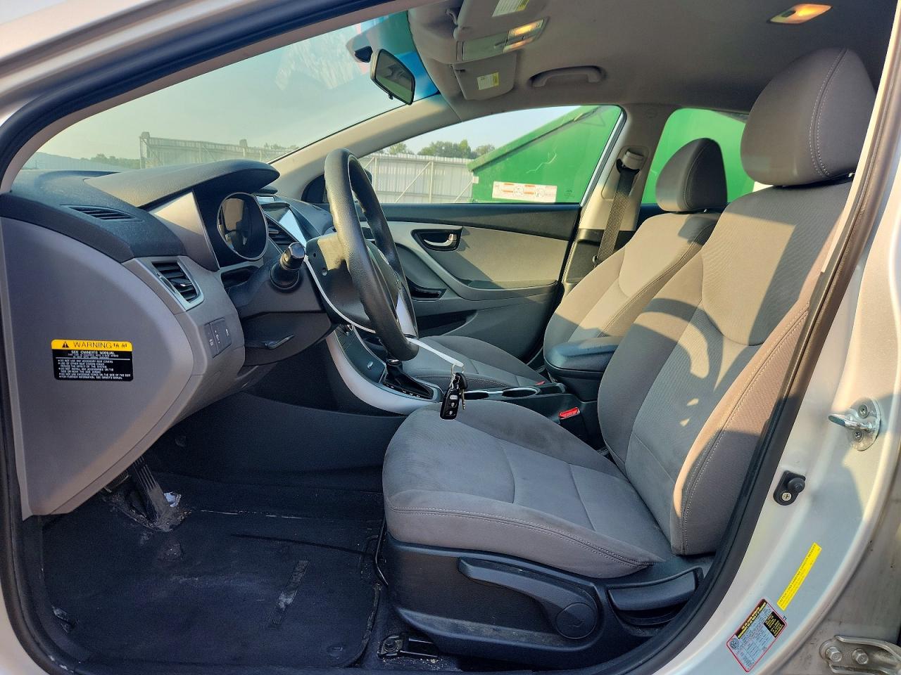 2015 Hyundai Elantra Se Silver vin: KMHDH4AE5FU342147