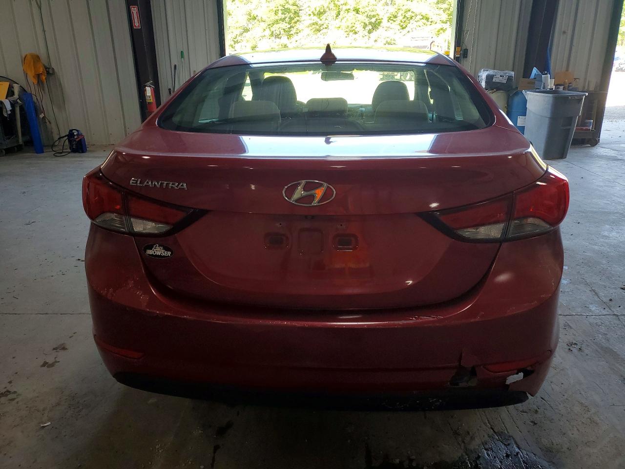 2015 Hyundai Elantra Se Red vin: KMHDH4AE5FU350720