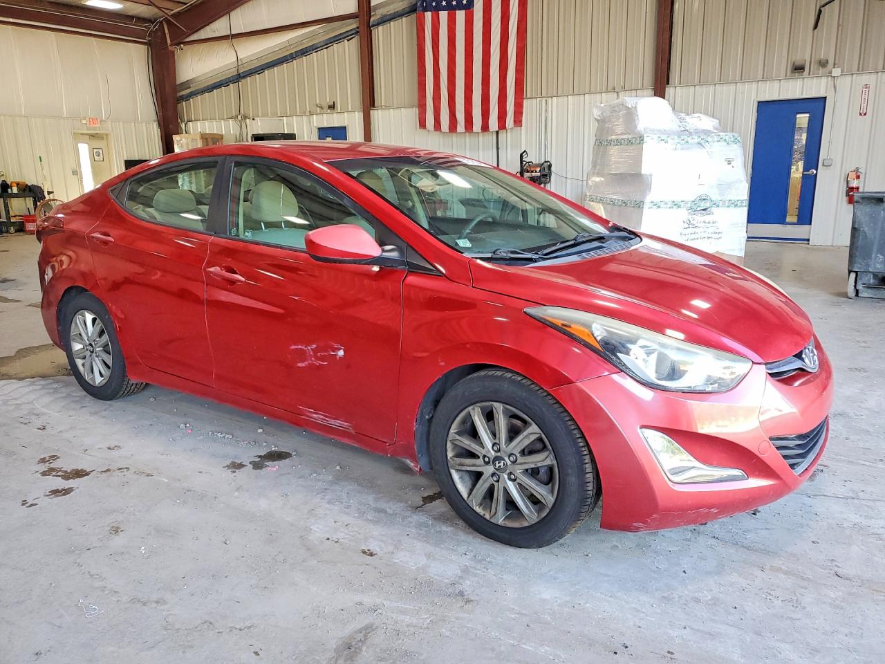2015 Hyundai Elantra Se Red vin: KMHDH4AE5FU350720
