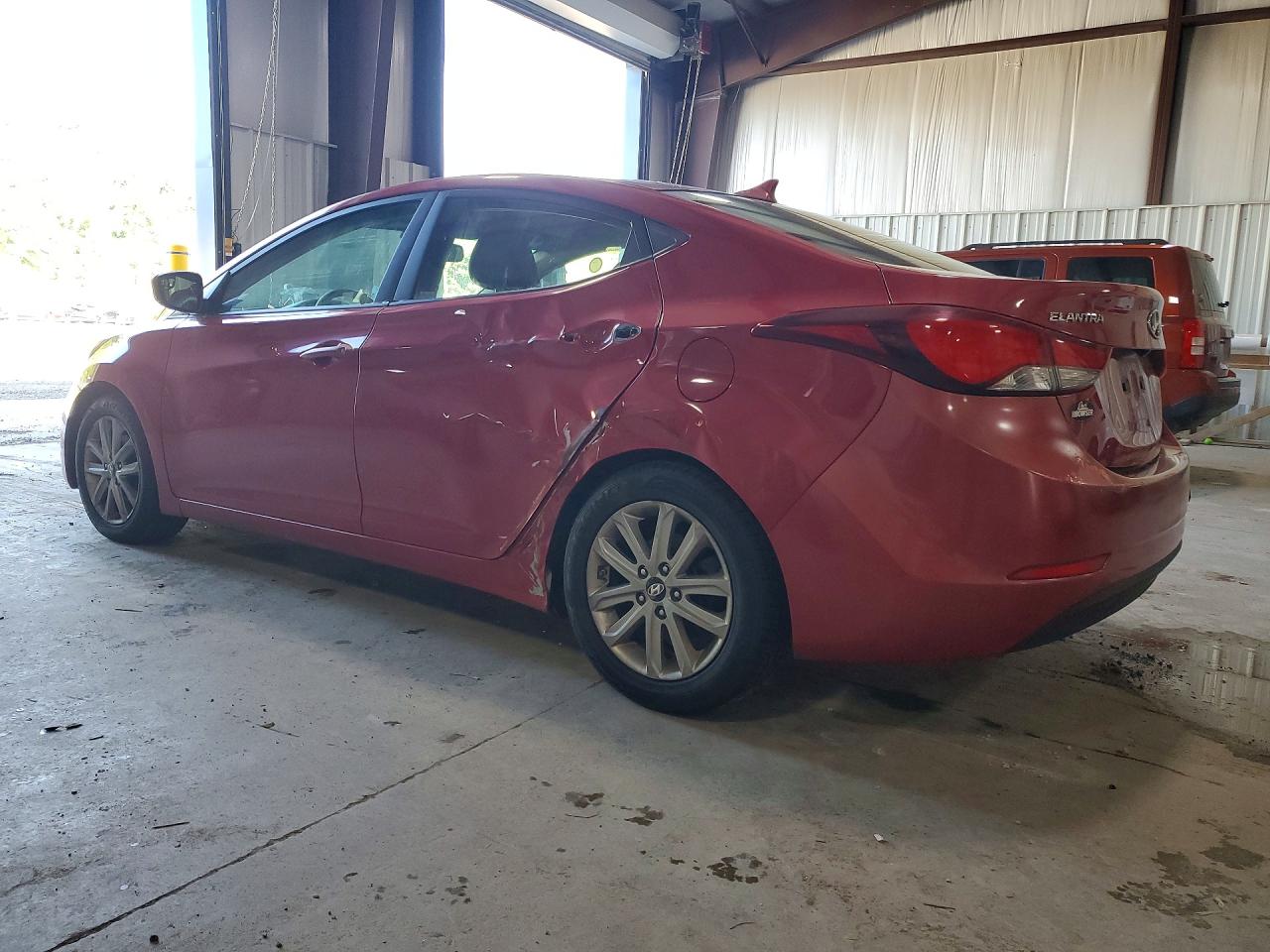 2015 Hyundai Elantra Se Red vin: KMHDH4AE5FU350720