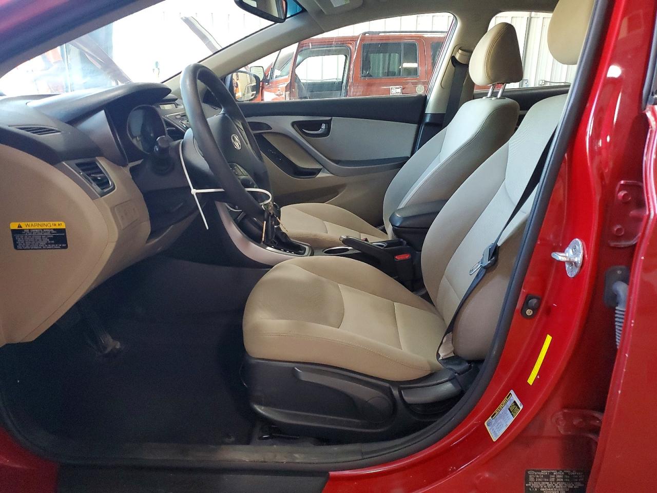 2015 Hyundai Elantra Se Red vin: KMHDH4AE5FU350720
