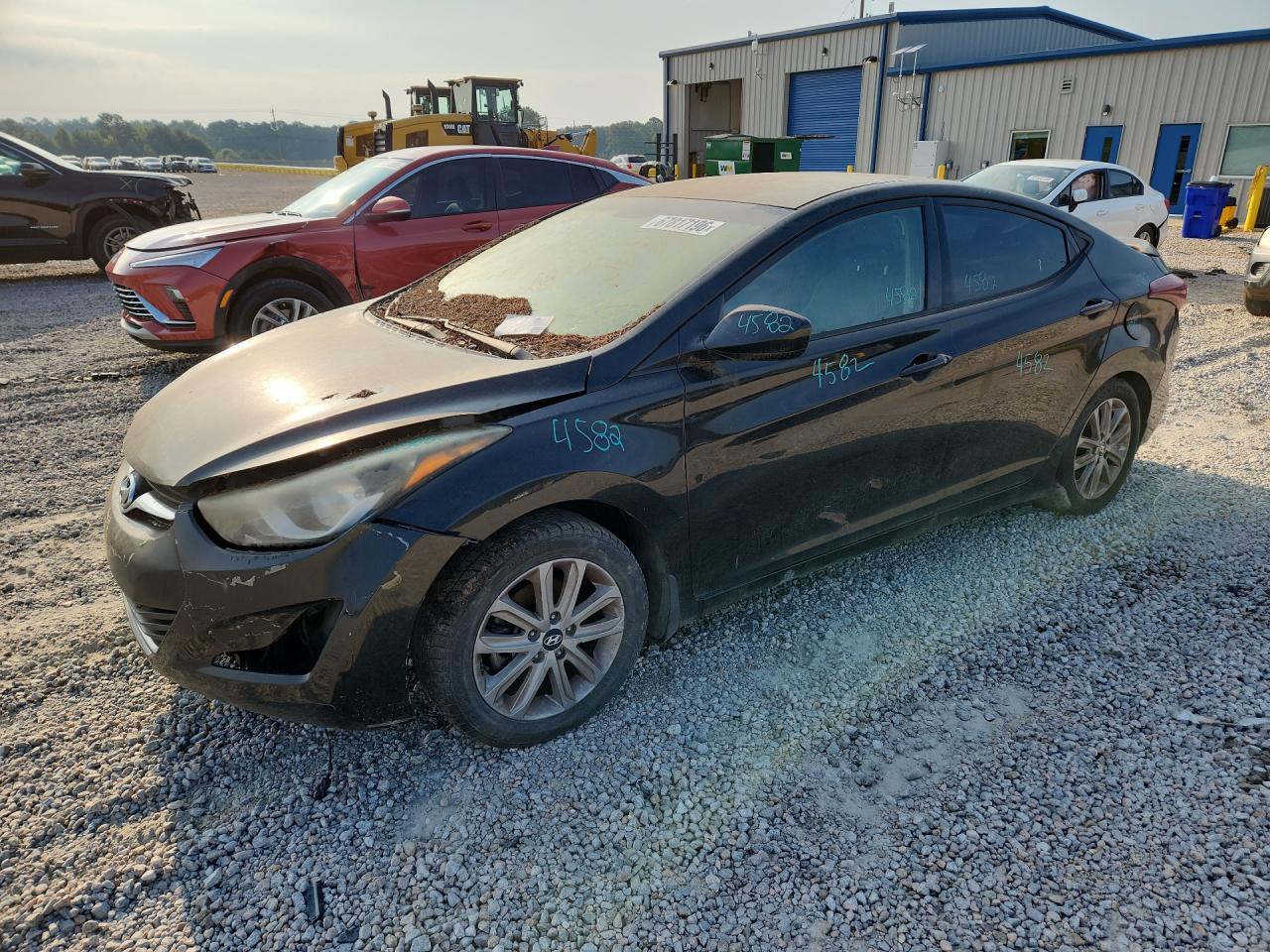 2015 Hyundai Elantra Se Black vin: KMHDH4AE5FU355450