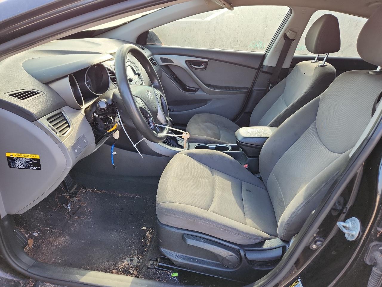 2015 Hyundai Elantra Se Black vin: KMHDH4AE5FU355450