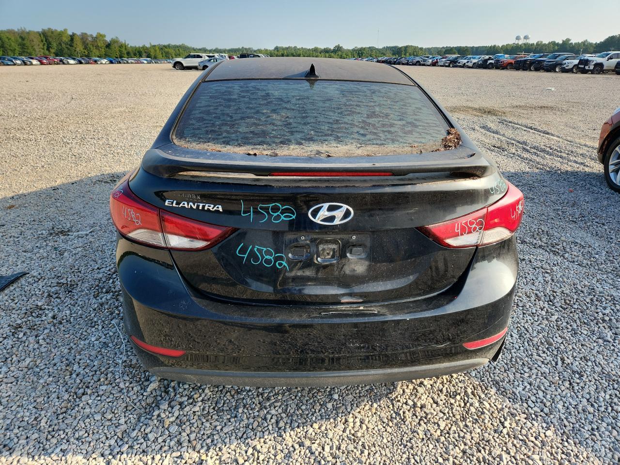 2015 Hyundai Elantra Se Black vin: KMHDH4AE5FU355450