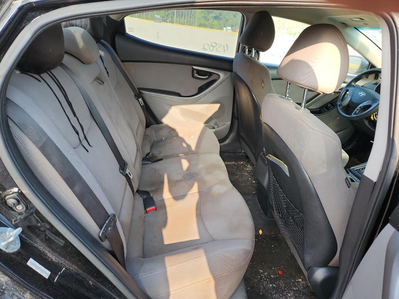 2015 Hyundai Elantra Se Black vin: KMHDH4AE5FU355450
