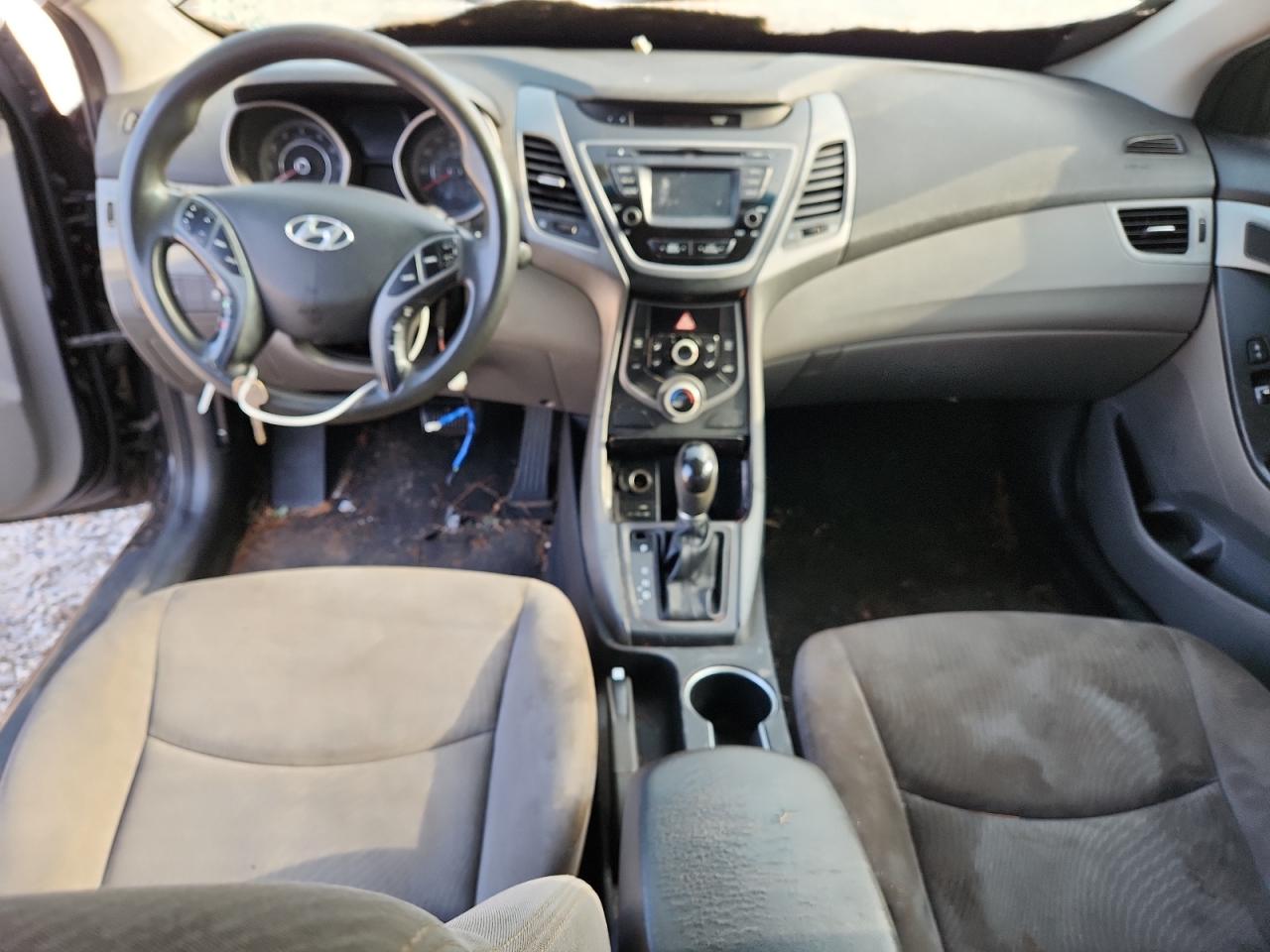 2015 Hyundai Elantra Se Black vin: KMHDH4AE5FU355450