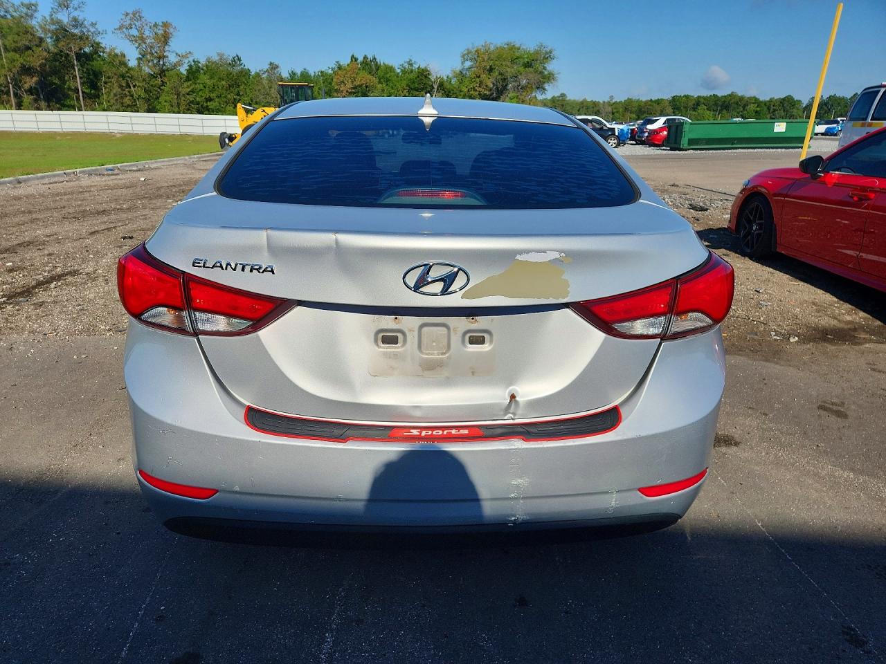 2015 Hyundai Elantra Se Silver vin: KMHDH4AE5FU378761