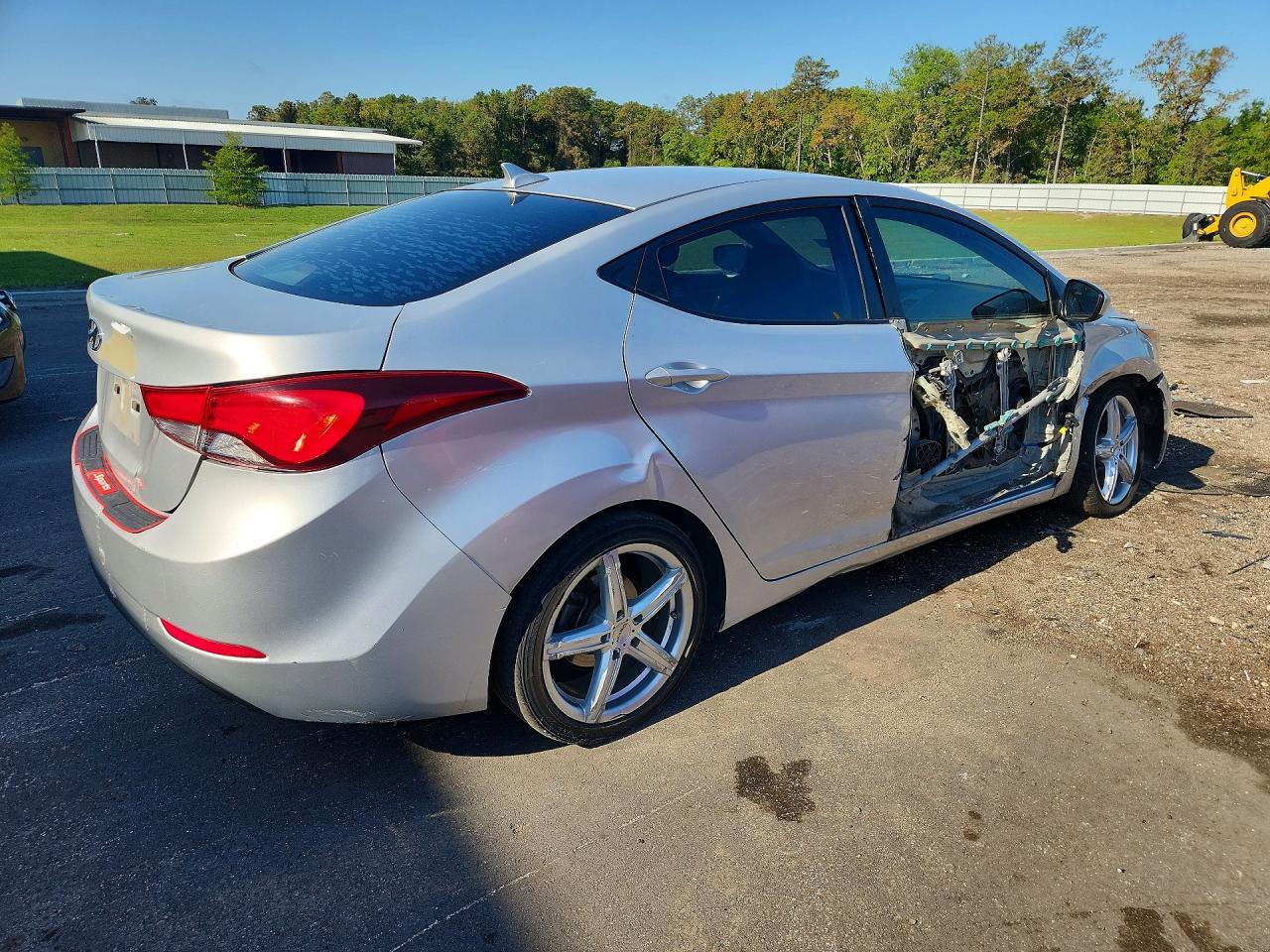 2015 Hyundai Elantra Se Silver vin: KMHDH4AE5FU378761