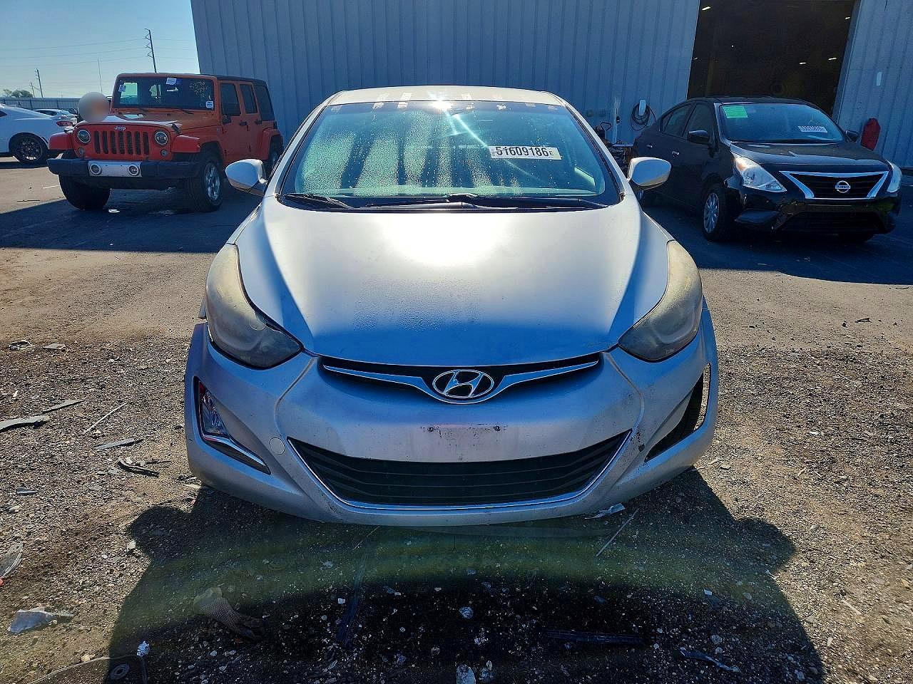 2015 Hyundai Elantra Se Silver vin: KMHDH4AE5FU378761