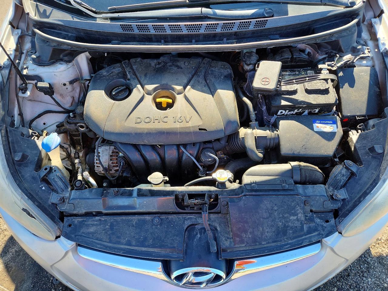 2015 Hyundai Elantra Se Silver vin: KMHDH4AE5FU378761
