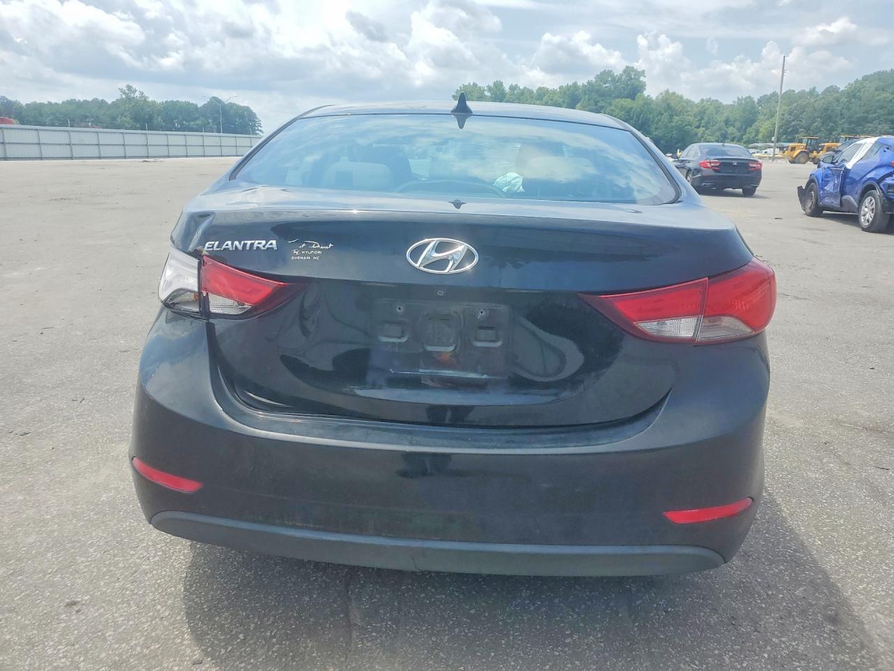 2015 Hyundai Elantra Se Black vin: KMHDH4AE5FU379554