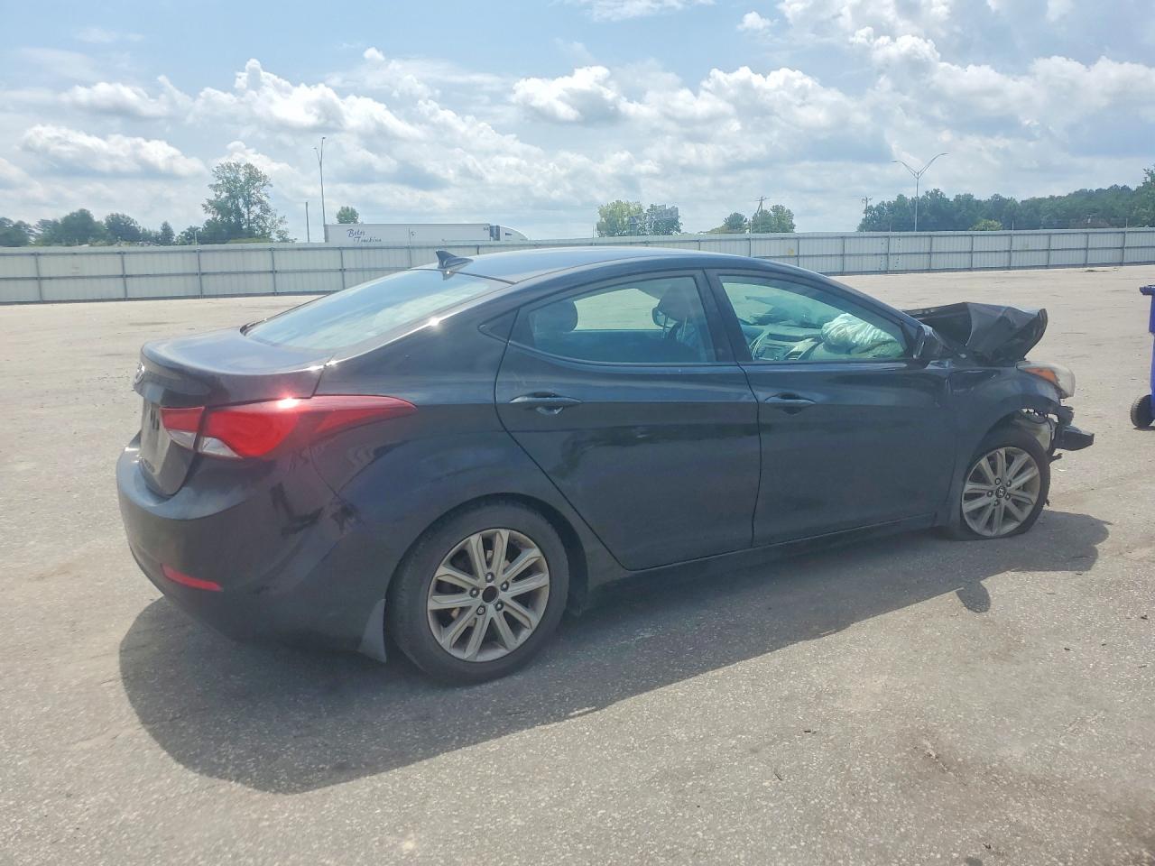 2015 Hyundai Elantra Se Black vin: KMHDH4AE5FU379554
