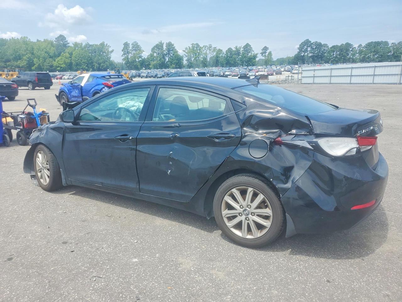 2015 Hyundai Elantra Se Black vin: KMHDH4AE5FU379554
