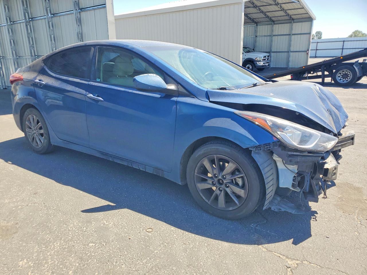 2015 Hyundai Elantra Se Blue vin: KMHDH4AE5FU382244