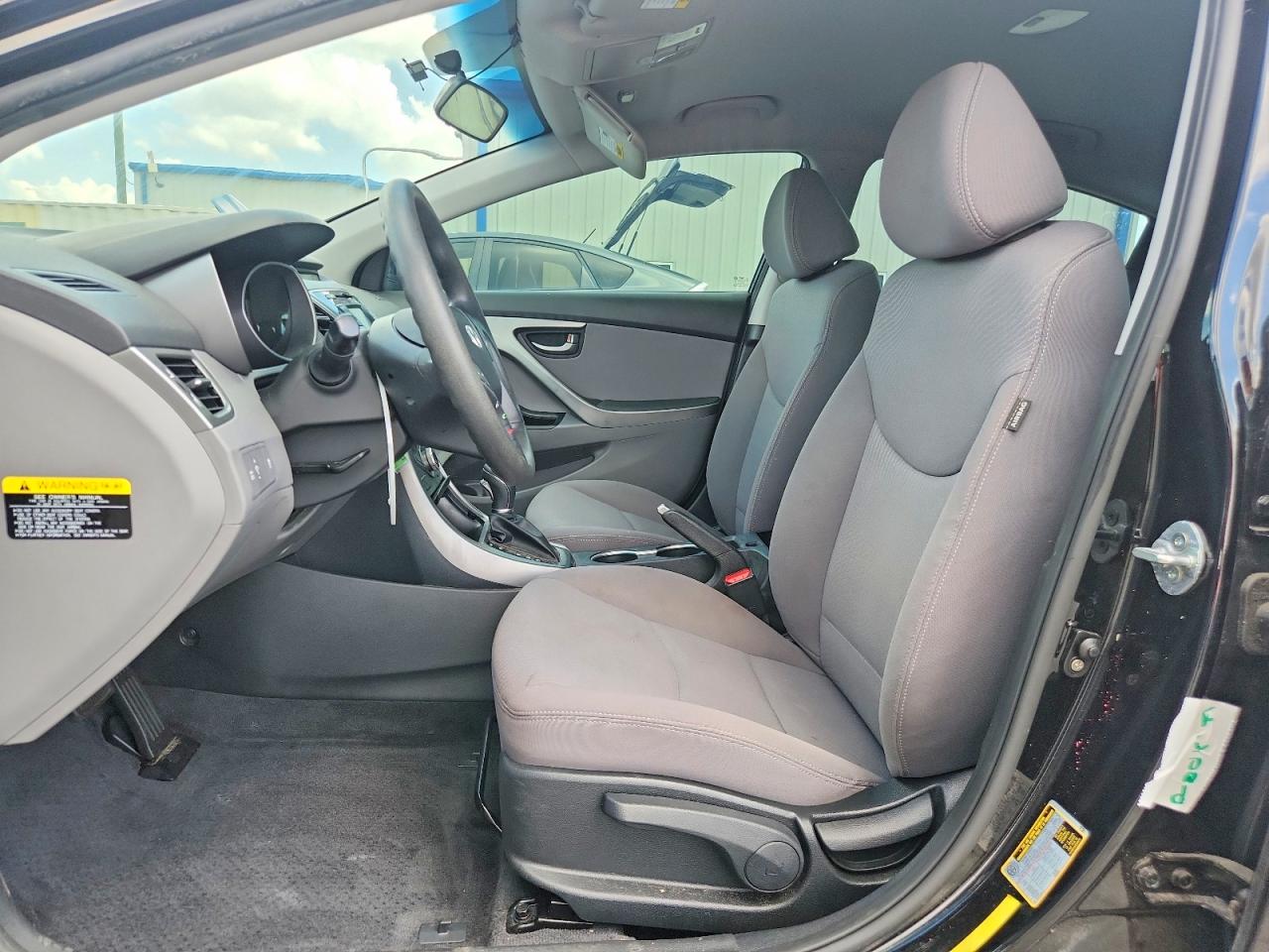 2015 Hyundai Elantra Se Black vin: KMHDH4AE5FU420894