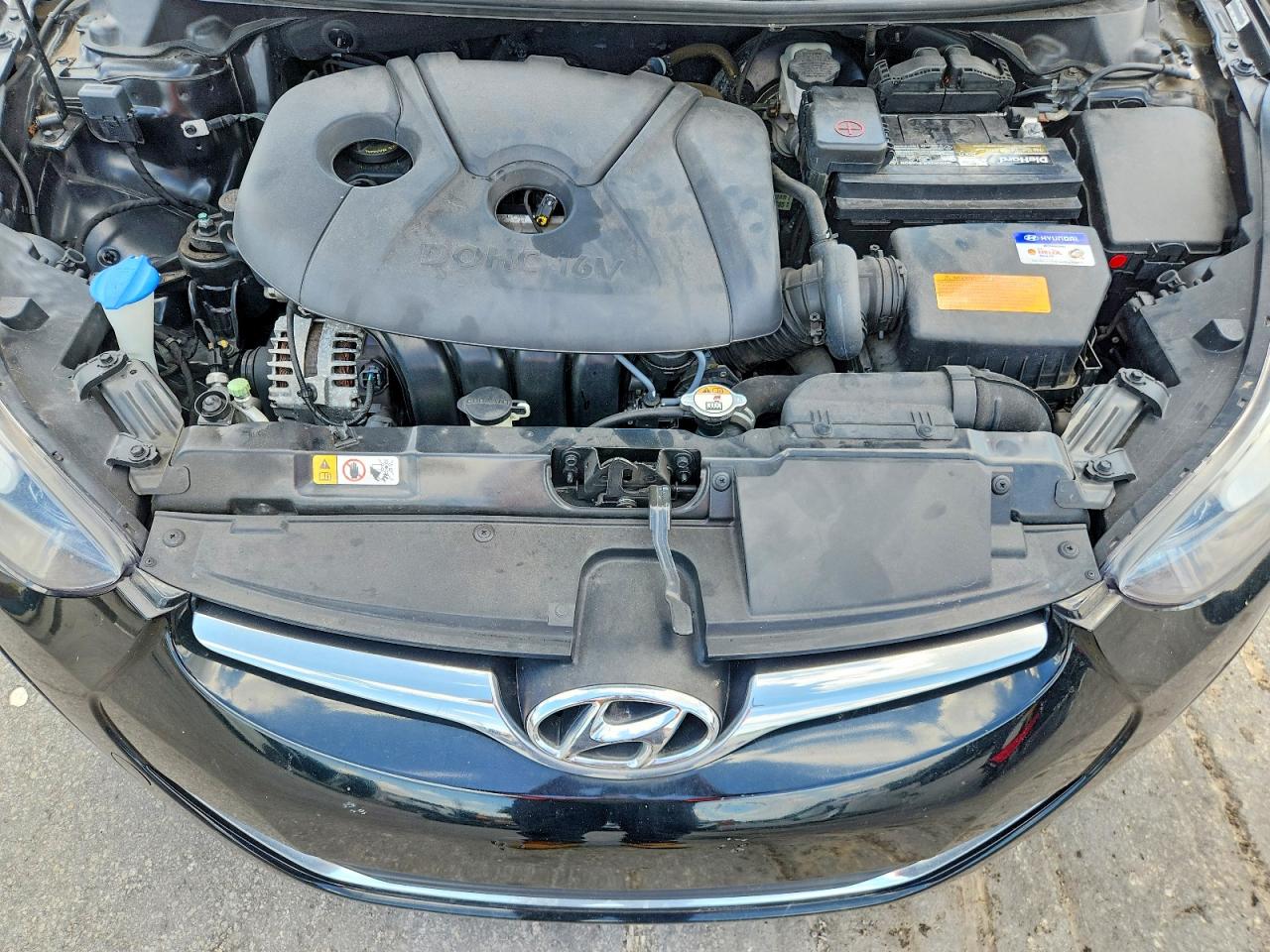2015 Hyundai Elantra Se Black vin: KMHDH4AE5FU420894