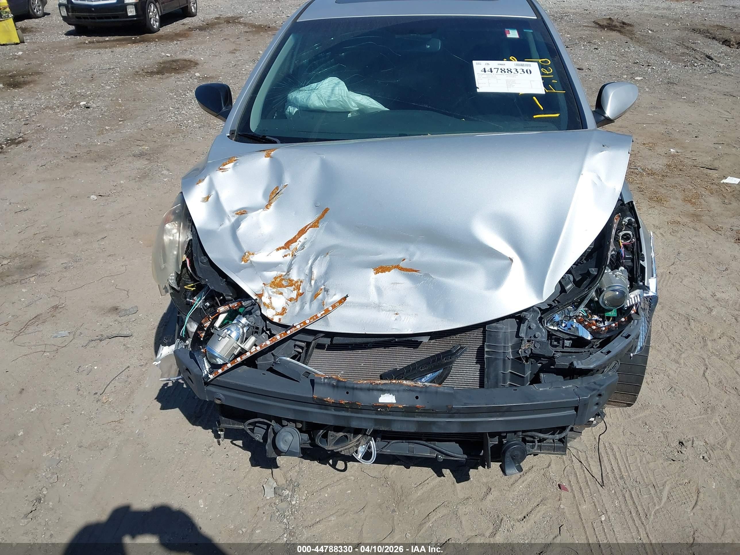 2015 Hyundai Elantra Se Silver vin: KMHDH4AE5FU438201