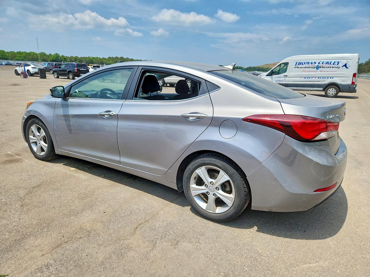 2016 Hyundai Elantra Value Edition Silver vin: KMHDH4AE5GU504960